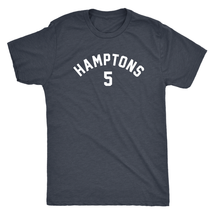 Hamptons 5 Classic Tee - Vintage Navy